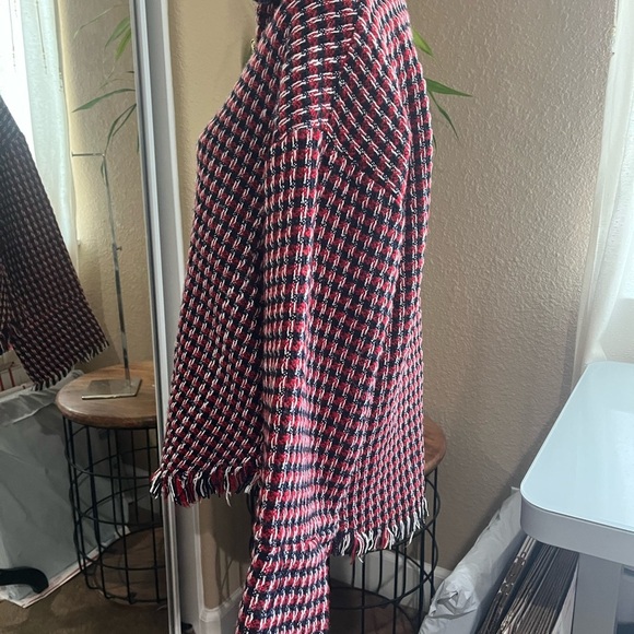 TWEED OVERSIZED TOP - Picture 3 of 10